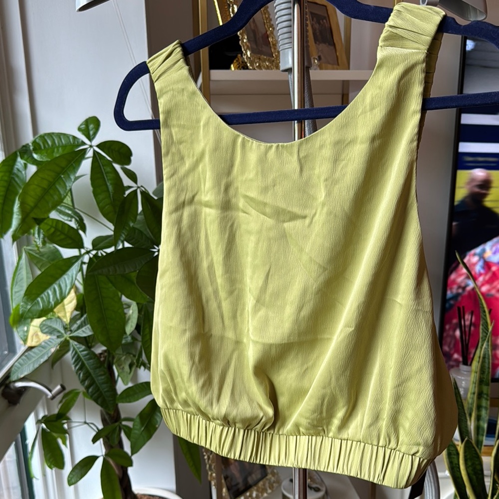 NWT Lulu's Satin Top